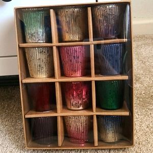 Pottery Barn Mercury Candleholders